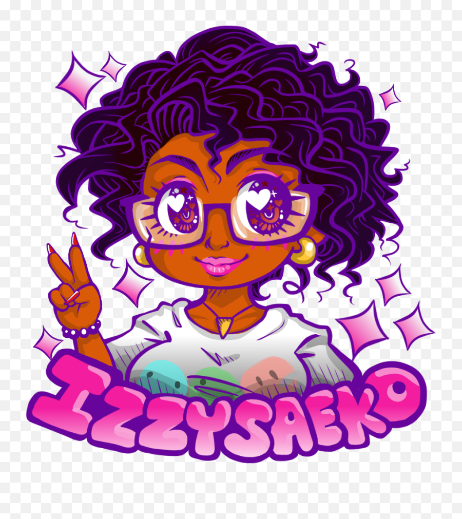 Izzy Saeko Logo Sticker Izzy Saekou0027s Print Shop Online Emoji,Storenvy Logo