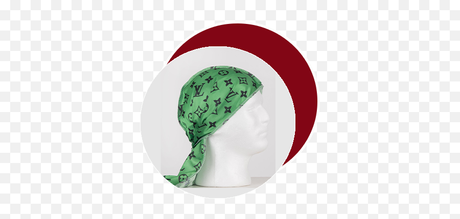 Designer Lv Green And Black Do - Rag U2014 Chosen Care Company Emoji,Durag Transparent