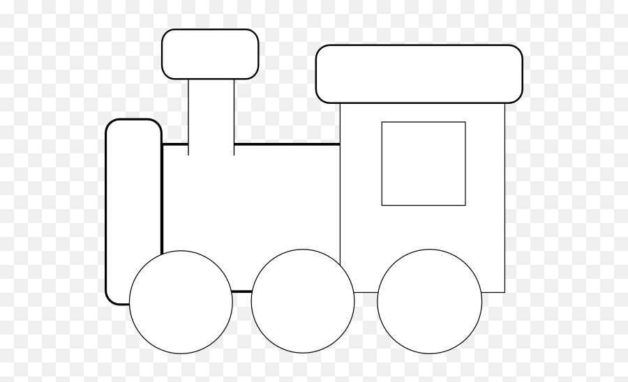 Passenger Train Clipart Black And White Clipart Panda - Outline Train Clipart Black And White Emoji,Train Clipart