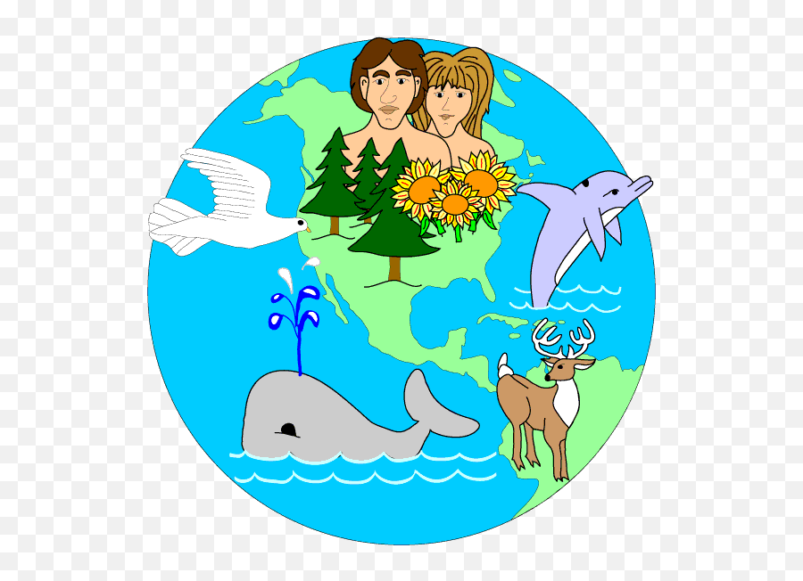 Gods Creation Of The Earth - Creation Clipart Png Emoji,Timeline Clipart