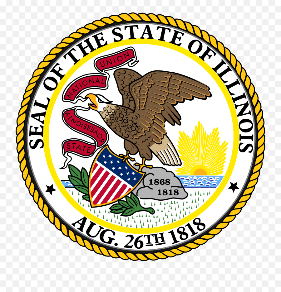 Fileseal Of Illinoissvg - Wikimedia Commons Illinois State Seal Emoji,Illinois Logo