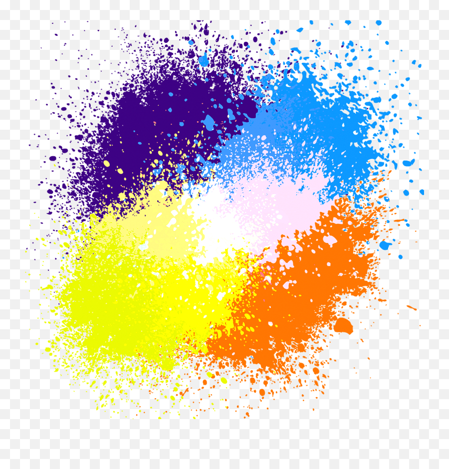 Splash Of Paint Png Transparent Png Png Collections At Dlfpt - Color Paint Splash Transparent Background Emoji,Watercolor Splash Png