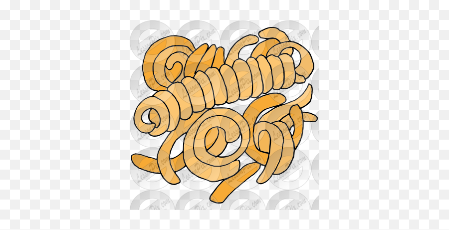Curly Fries Picture For Classroom - Soft Emoji,Fries Clipart