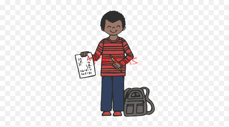 Typical Boy With A Good Grade Emoji,Report Card Clipart