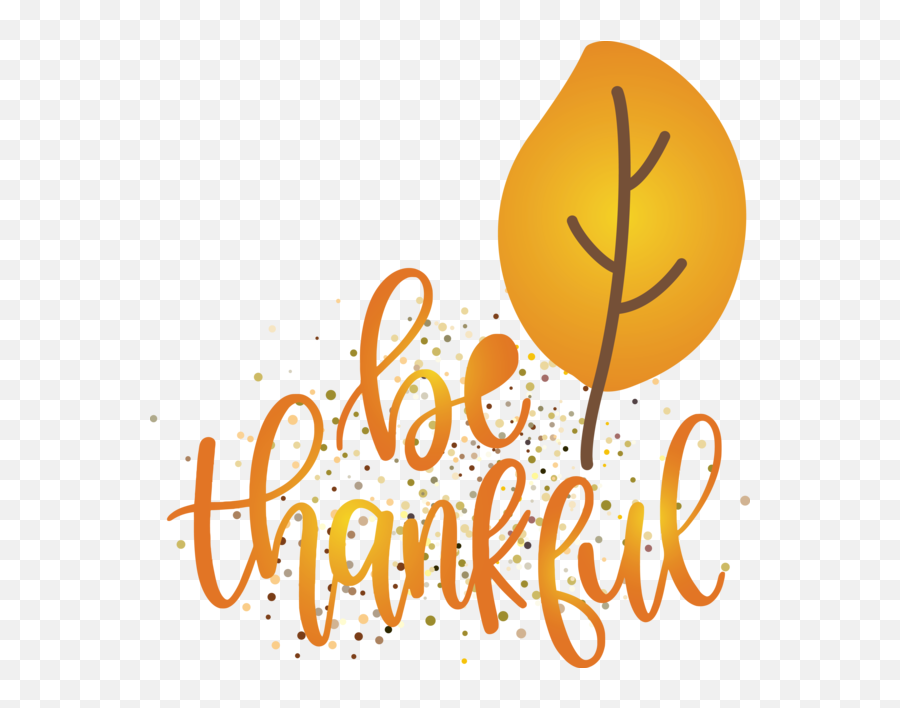 Thanksgiving Logo Yellow Text For Happy - Language Emoji,Thanksgiving Logo