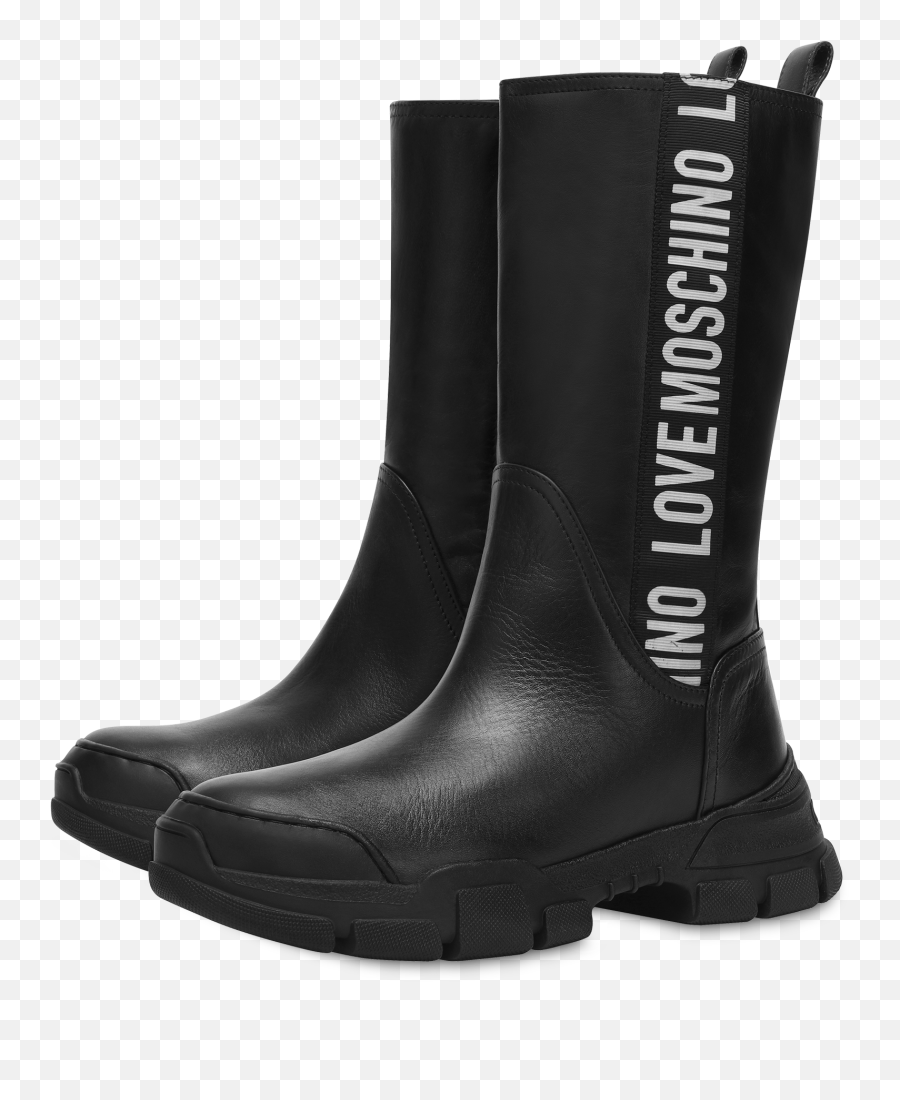 Boots Logo Band - Love Moschino Ja15594g08jd0000 Nero Emoji,Moschino Logo