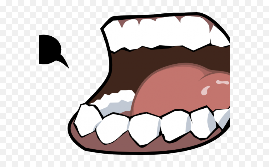Cartoon Lips Clipart - Mouth Eating Clip Art Png Download Mouth Eating Clipart Emoji,Mouth Clipart