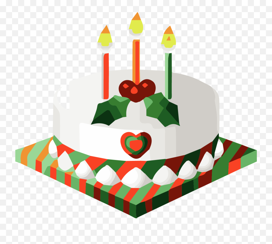 Christmast Cake Png Clipart - Christmas Birthday Cake Png Transparent Christmas Cake Clipart Emoji,Birthday Cake Clipart