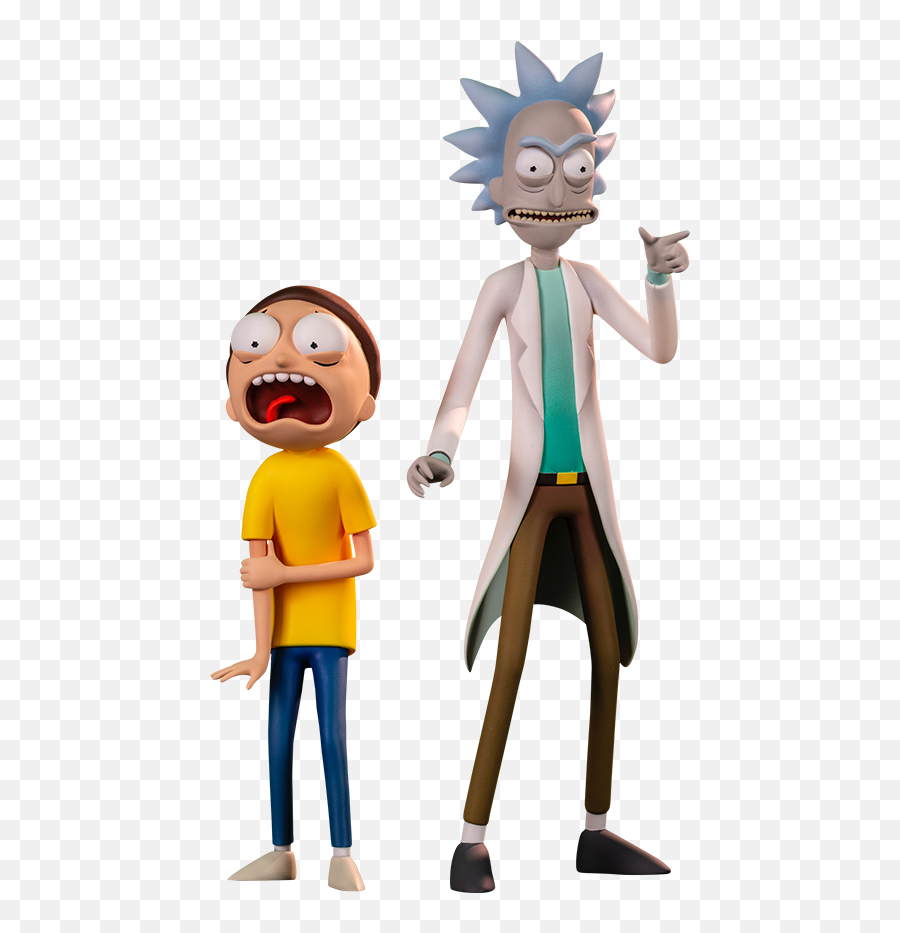Rick And Morty Sixth Scale Figure Set - Rick And Morty Figures Emoji,Rick And Morty Transparent