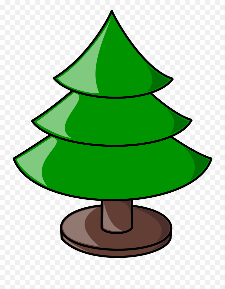 Christmas Tree Not Decorated - Christmas Tree Clip Art Emoji,Christmas Tree Clipart