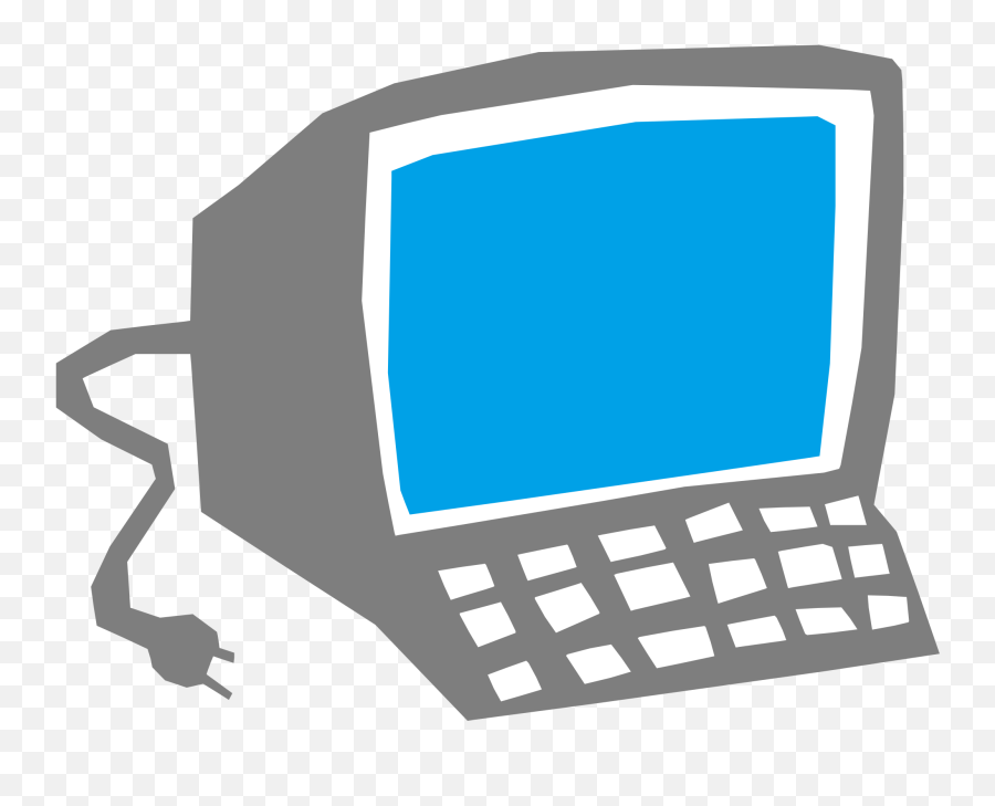 Transparent Technology Clipart Images - Cartoon Desktop Png Technology Cartoon No Background Emoji,Technology Clipart