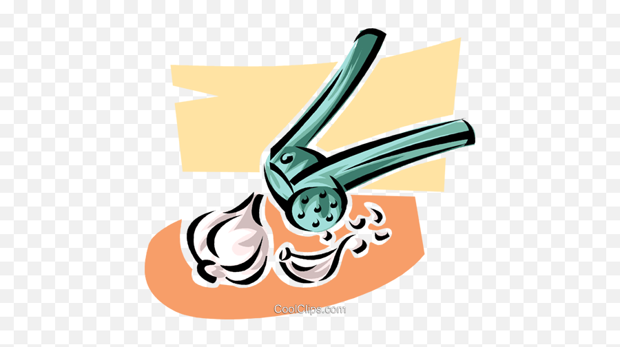 Garlic Press Royalty Free Vector Clip - Clip Art Garlic Press Emoji,Garlic Clipart