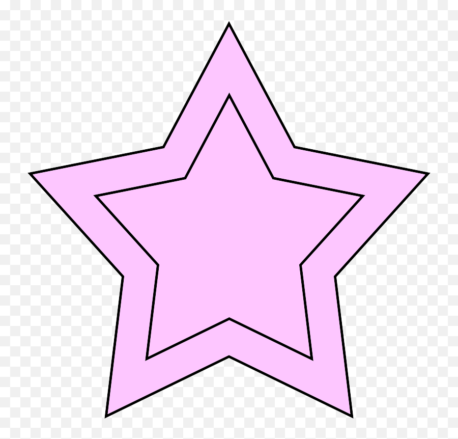 Lavender Clipart Star - Stars Light Pink Png Download Emoji,Lavender Clipart Black And White