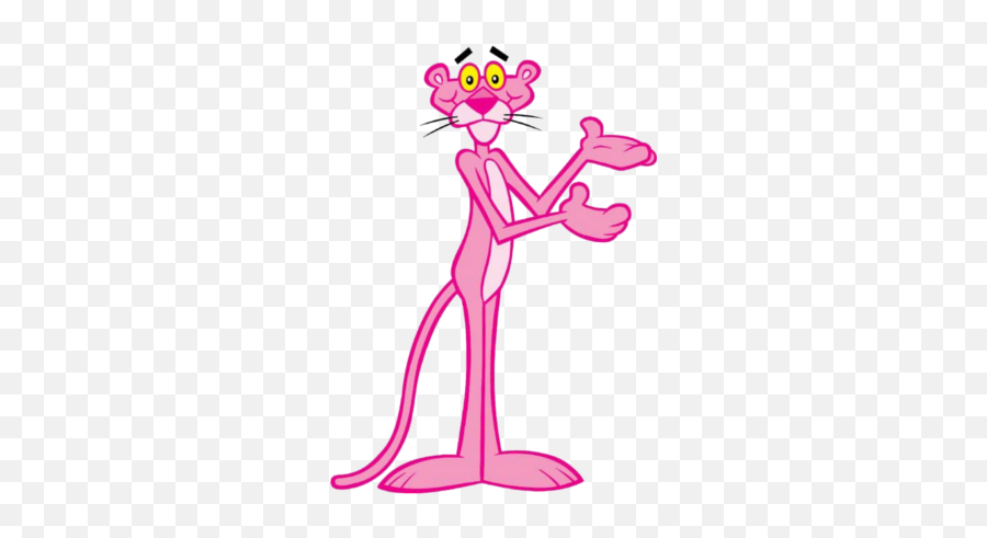 Pink Panther Vector - Pink Panther Ržový Panter Emoji,Panther Clipart