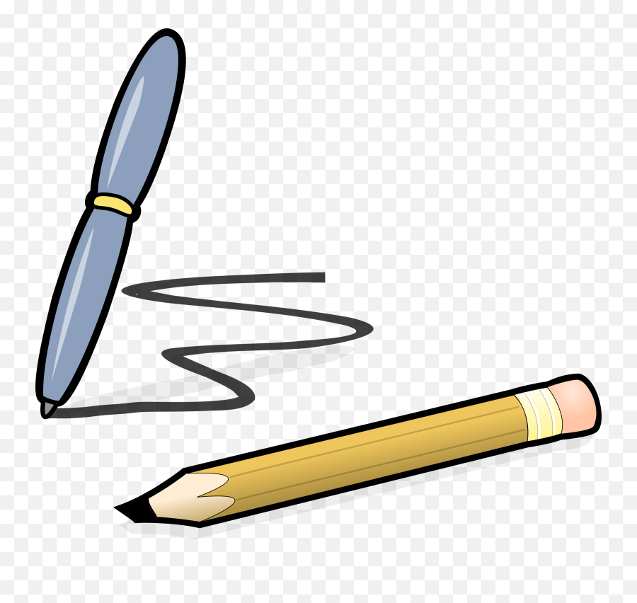 Free Writing Clipart Transparent - Pen And Pencil Clipart Emoji,Writing Clipart