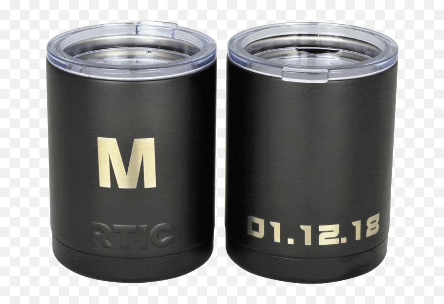 Custom Powder Coated And Laser Engraved Tumblers Sippy Cups Wine Glasses Flasks And Can Coolies Copy - Gold Star Holsters Emoji,Rtic Logo