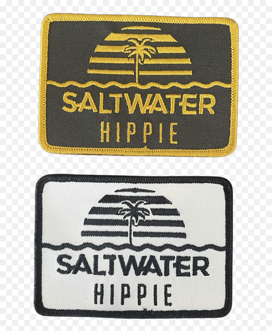 Hippie Horizon Patch Square Patch Saltwater Hippie Emoji,Hippy Logo