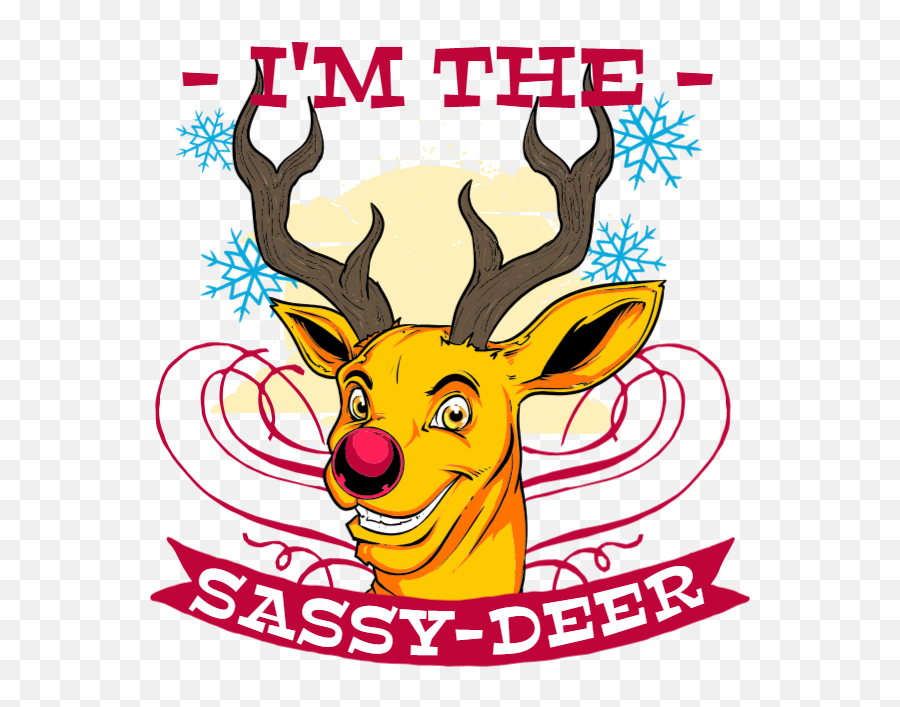 Iu0027m The Sassy - Deer U2013 Udesign Demo Tshirt Design Software Emoji,Sassy Clipart