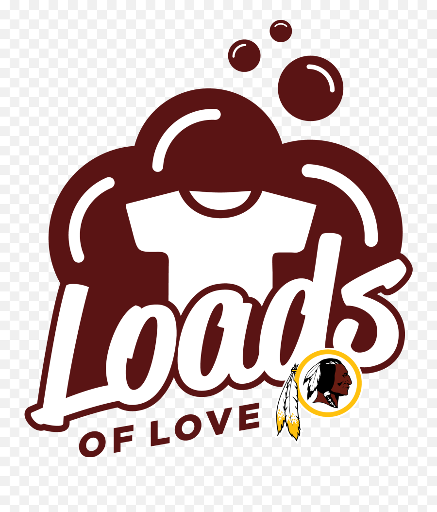 Donate Now Loads Of Love Laundry Program Providing Access - Washington Redskins Emoji,Washington Redskins Logo