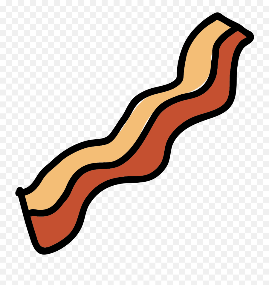 Bacon Meat Barbecue Clip Art - Bacon Clipart Png Emoji,Bacon Clipart
