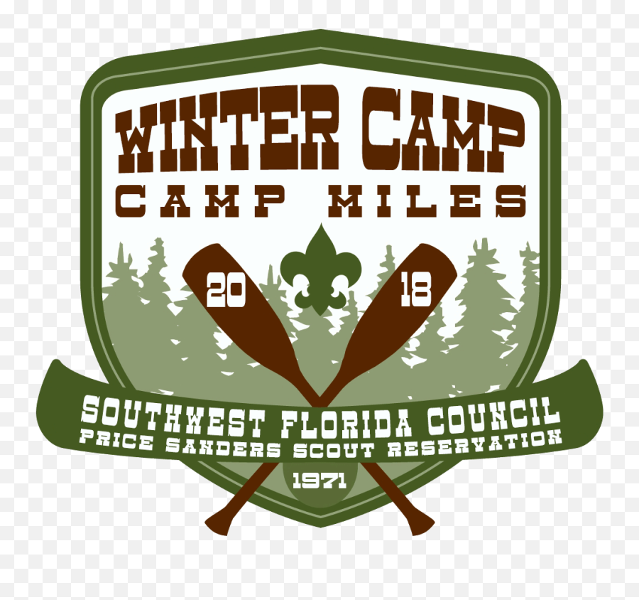 2018 Camp Miles Boy Scout Winter Camp - Language Emoji,Eagle Scout Logo