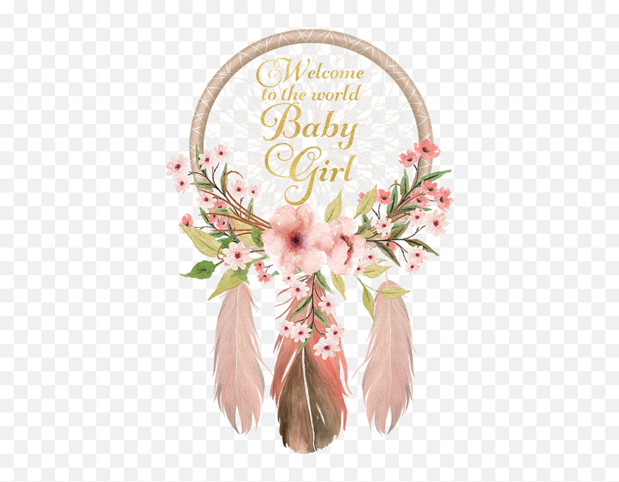 Library Of Welcome To The World Baby Girl Png Transparent - Baby Girl Welcome To The World Baby Emoji,Dream Catcher Clipart