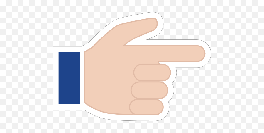 Hands Pointing With Thumb Up Emoji Sticker - Sign Language,Thumbs Up Emoji Png