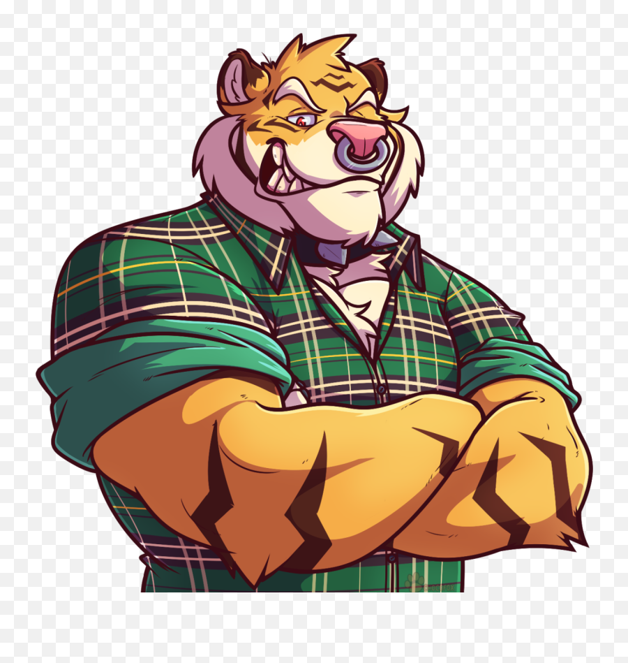 Bowser Tiger Profile - Tiger Clipart Full Size Clipart Cool Tiger Profile Emoji,Tiger Clipart