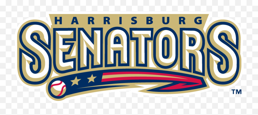 Harrisburg Senators Primary Logo - Harrisburg Senators Emoji,Washington Senators Logo