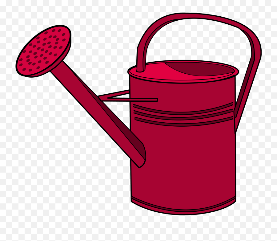 Red Watering Can Clipart - Watwring Can Clipart Png Emoji,Watering Can Clipart
