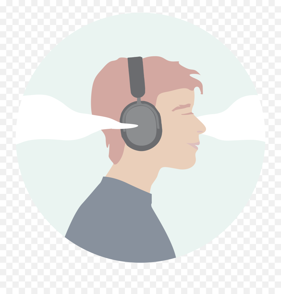 Calm Headphones - Language Emoji,Headphones Transparent