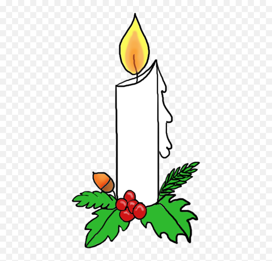 Clipart Candle 5 Candle Clipart Candle - Christmas Candle Clip Art Emoji,Candle Clipart