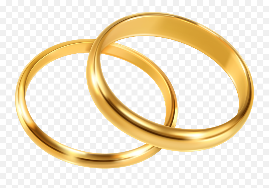 Gold Ring Clipart - Wedding Ring Top View Png Emoji,Ring Clipart