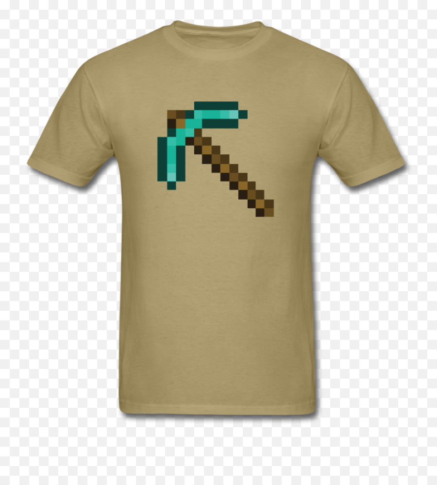 Diamond Pickaxe Minecraft Video Game T - Shirt Emoji,Minecraft Pickaxe Png