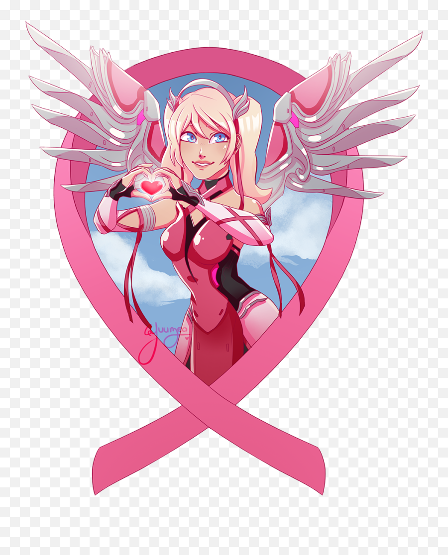 Pink Mercy F - Supernatural Creature Emoji,Mercy Transparent