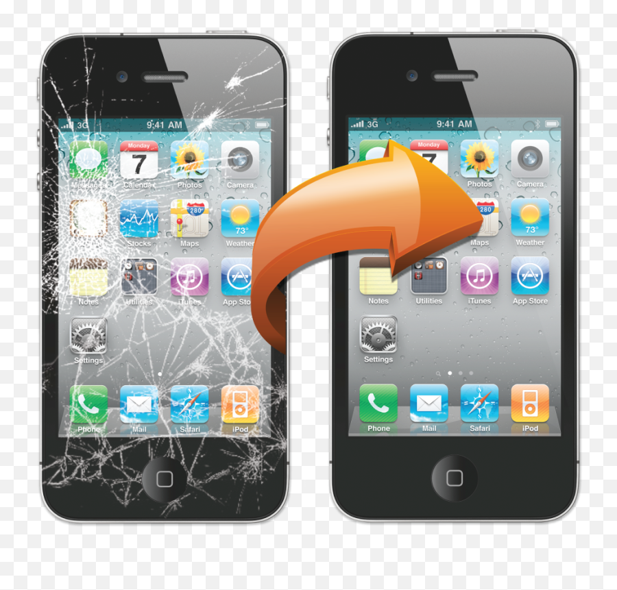 Screen Repair For Smartphones And Tablets Final Communications - Mobile Repairing Hd Png Emoji,Cracked Screen Transparent