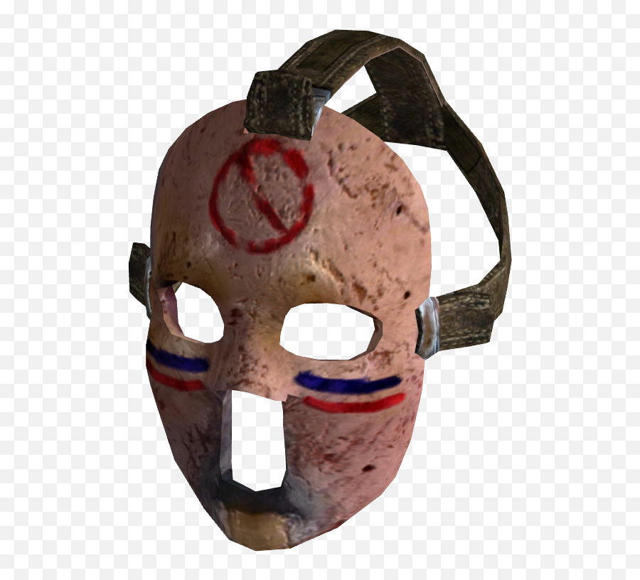 Hockey Mask Fallout 3 Fallout Wiki Fandom - Goaltender Mask Emoji,Jason Mask Png