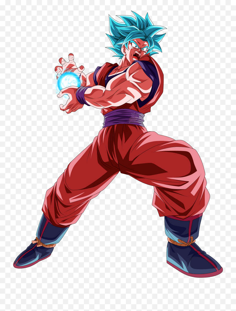 Super Saiyan Blue Kaioken Goku Emoji,Kamehameha Png