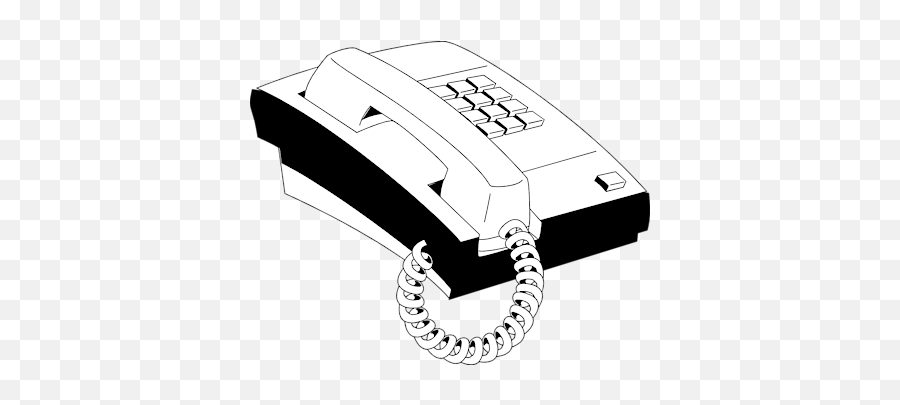 Phone Clipart - Telephone Clipart Black And White Emoji,Telephone Clipart