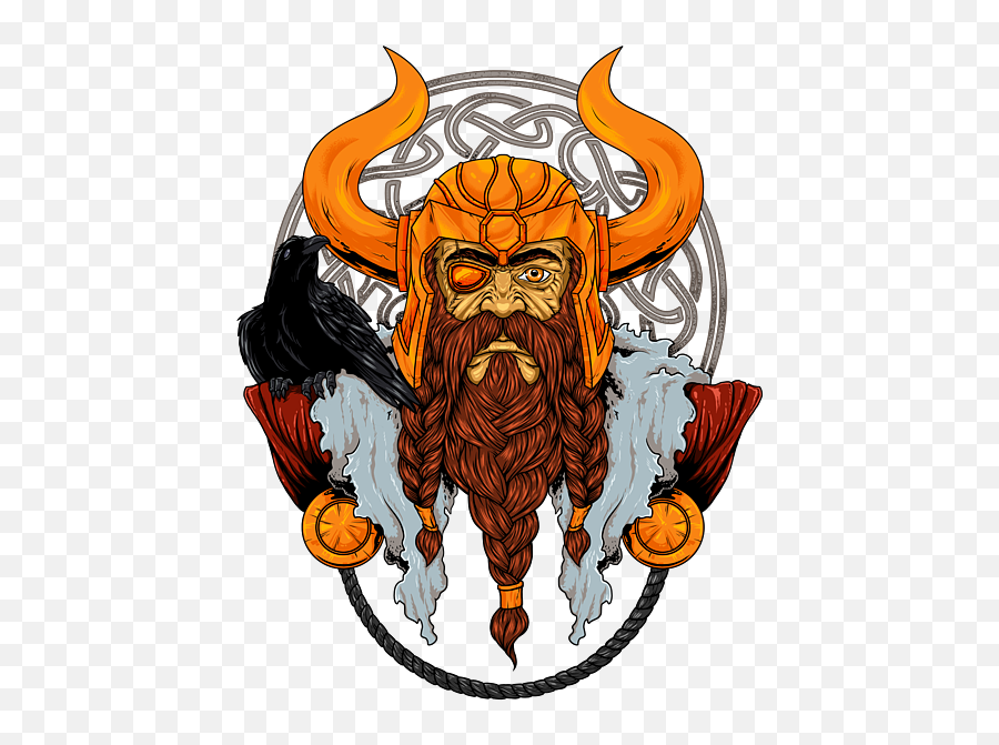 Viking God Odin Raven Warrior Valhalla Valknut Puzzle For Emoji,Valknut Png