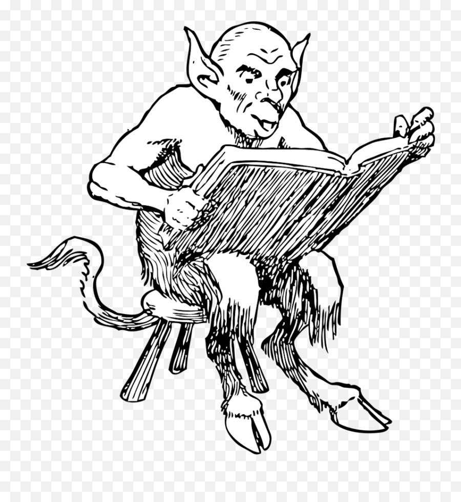 Library Of Png Library Download Read Book Png Files - Satan Reading A Book Emoji,Read Clipart
