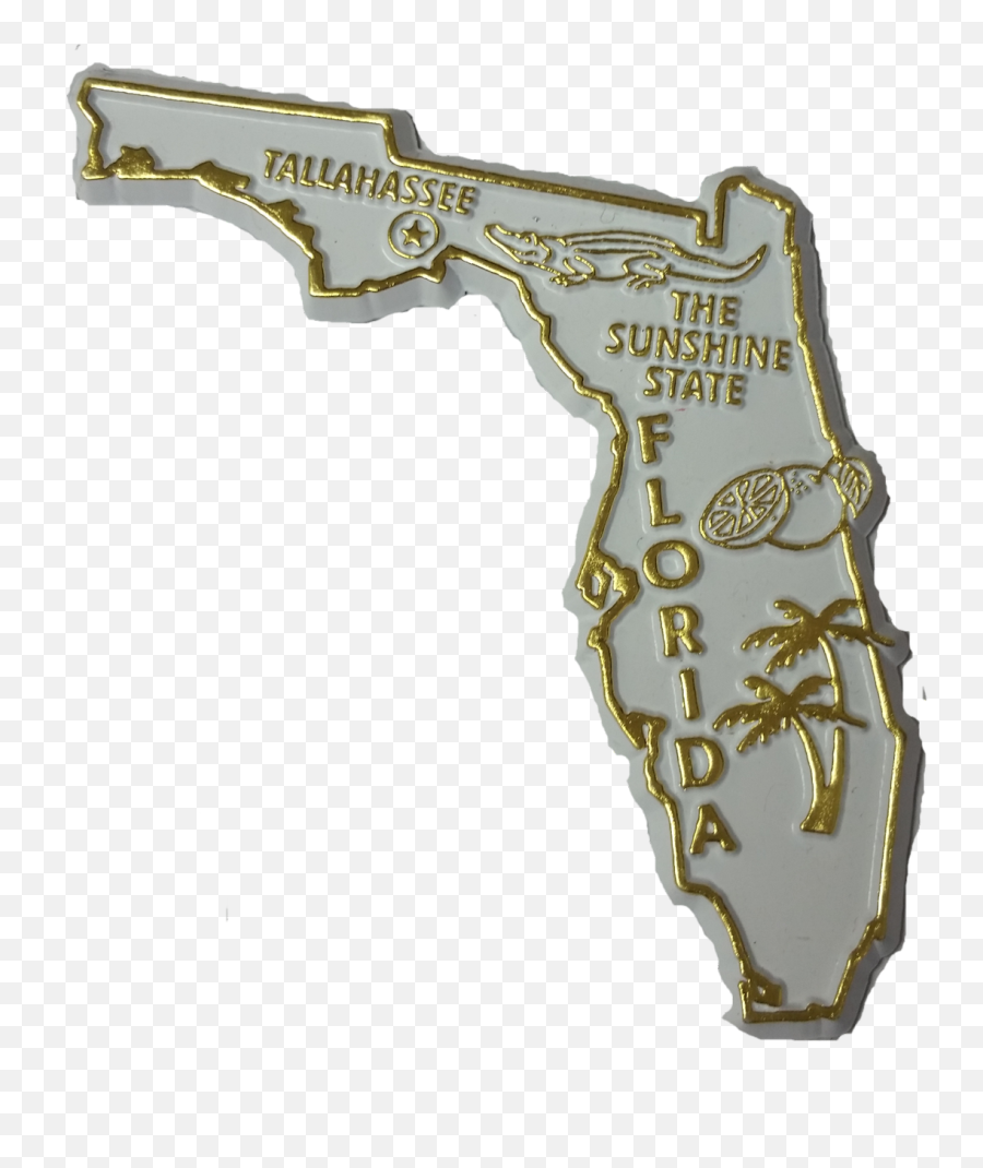 Kitchen U0026 Dining Kitchen Décor Florida State Map Shape Magnet Emoji,Florida State Outline Png