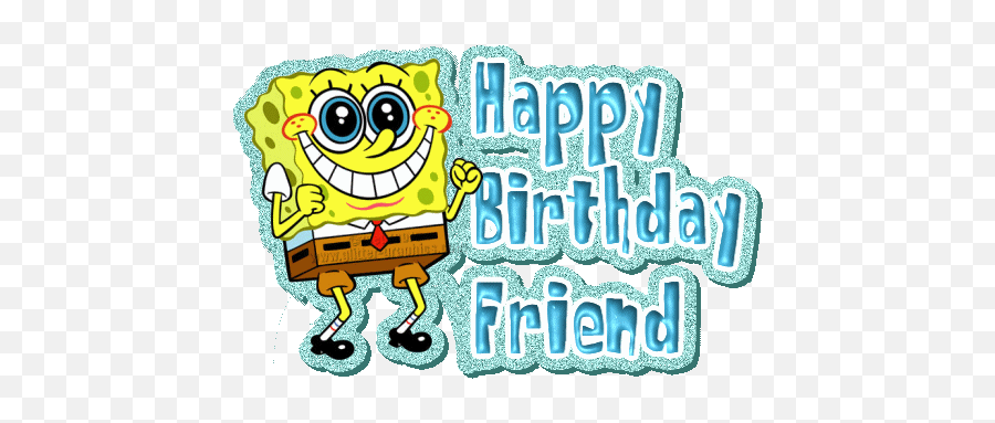 Animated Images Gifs - Happy Birthday Gif Sponge Bob Emoji,Spongebob Clipart