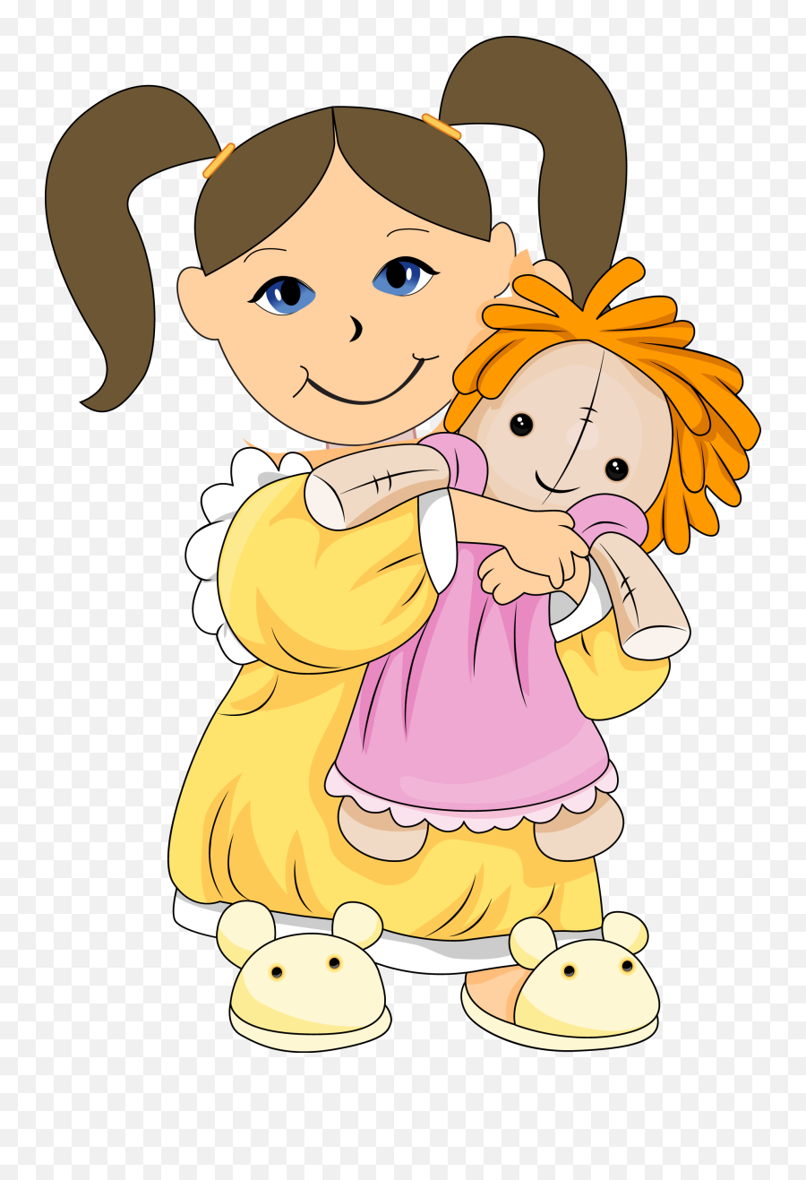 Library Of Children Playing In The Sun Vector Black And - Girl With Doll Png Emoji,Children Playing Clipart