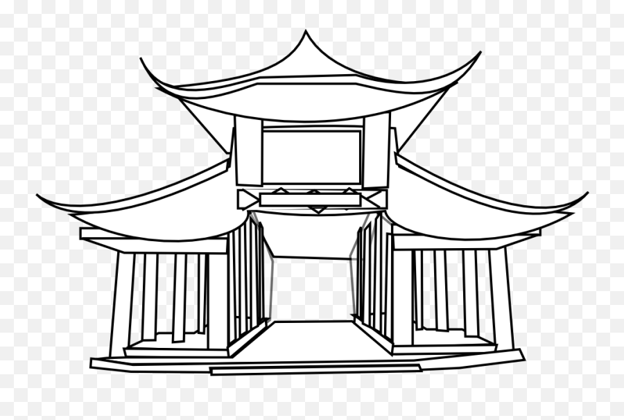 Black And White House Drawing - Clipart Best China House Drawing Easy Emoji,White House Clipart