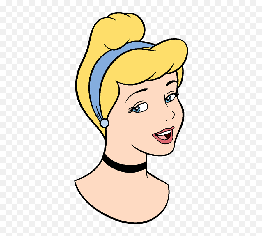 Cinderella Clipart Head Cinderella Head Transparent Free - Cinderella Head Clipart Emoji,Cinderella Clipart