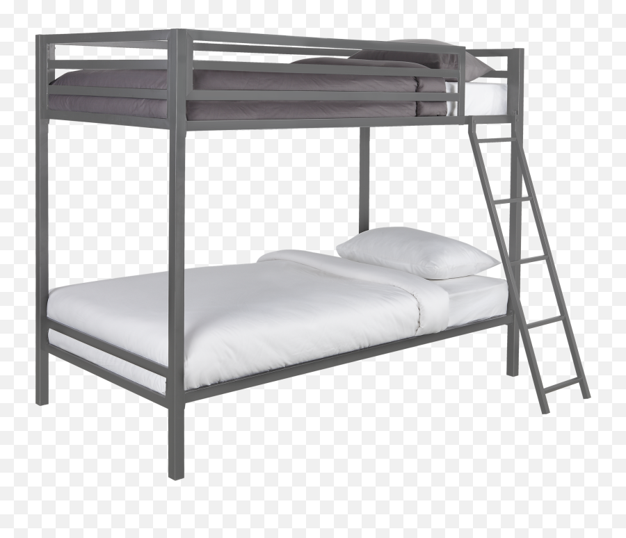 Mainstays Premium Twin Over Twin Metal Bunk Bed Multiple - Transparent Bunk Bed Png Emoji,Make Bed Clipart