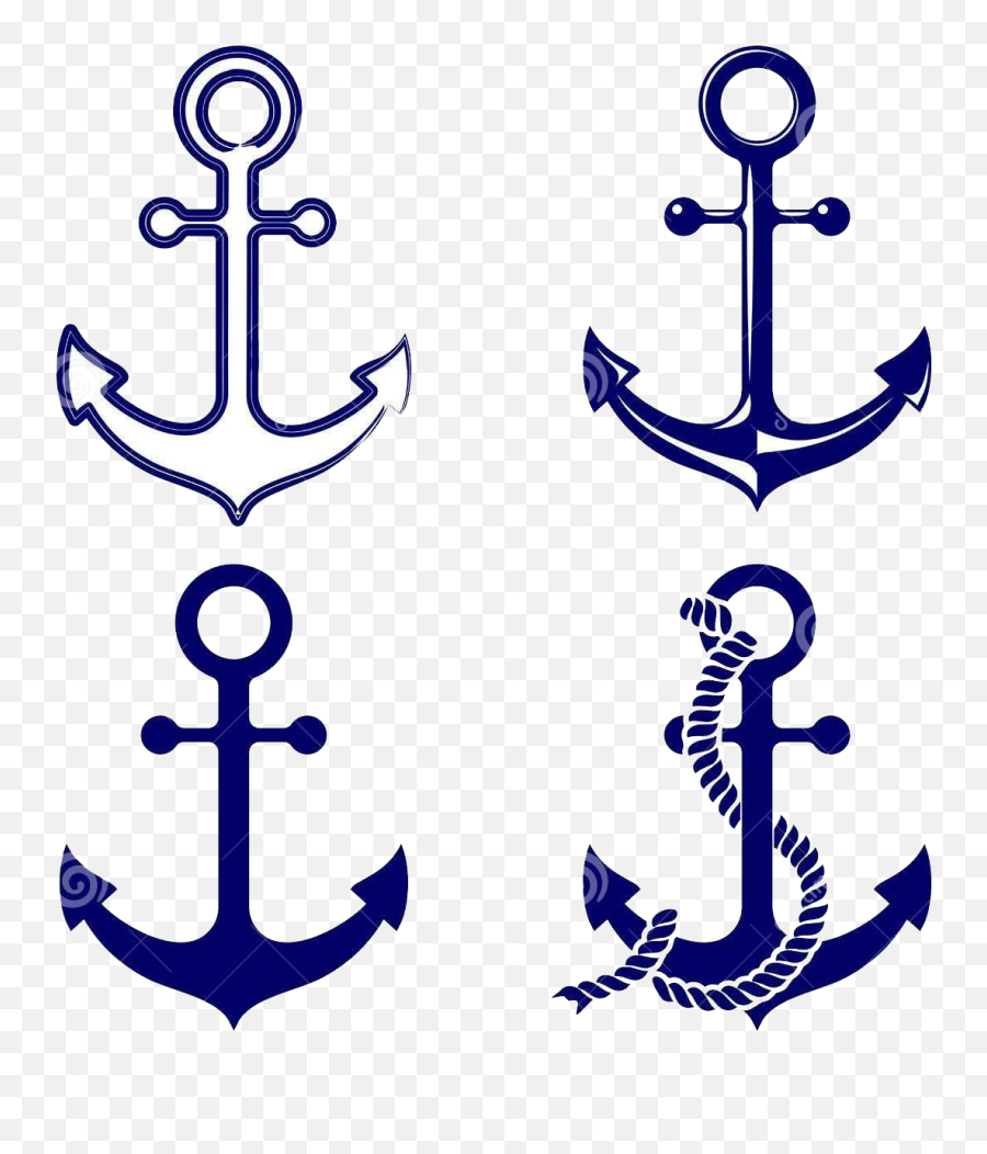 Spear Painted Symbol Hand Anchor Boat - Anchor Vector Emoji,Nautical Clipart