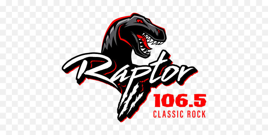 Texas Classic Rock Radio Fm 1065 The Raptor Usa - The Raptor Emoji,Raptor Logo
