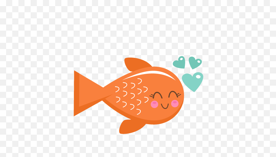 Fish Clip Art Png - Transparent Background Cute Fish Clipart Emoji,Fish Clipart